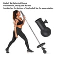 thumbnail image 3 of Barbell Bar Attachment, Non Stick  Barbell Landmine Base Wear Resistance Iron Multifunctional  for Home Gym Fitness, 3 of 7