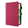 thumbnail image 2 of for OnePlus Pad Lite/Oppo Pad SE 11 inch Case, Rhombus Pattern Multiple Viewing Angles Stand Slim Folio Cover (Red), 2 of 6