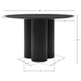 thumbnail image 3 of Meridian Furniture Simba Black Dining Table, 3 of 7