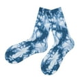 thumbnail image 5 of Tie-Dyed Socks Cotton Unisex Socks Skateboard , Blue, 5 of 8