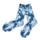 thumbnail image 5 of 1 par de calcetines de algodón teñidos con estampado novedoso para adultos, calcetines de media pantorrilla para yoga, senderismo, ciclismo, jogging, correr, fútbol y deportes. Azul, 5 of 9