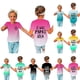 thumbnail image 3 of Gibobby Blusas Casual camiseta para niñas y niños, camiseta de manga corta con cuello redondo para niños, camiseta de verano con estampado de alfabeto teñido anudado （A， 5-6 Años), 3 of 5