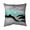 Grey & Blue, variant on Begin Home Decor 5543-1616-LA61-2 16 x 16 in. Grey Clouds-Double Sided Print Indoor Pillow Cover