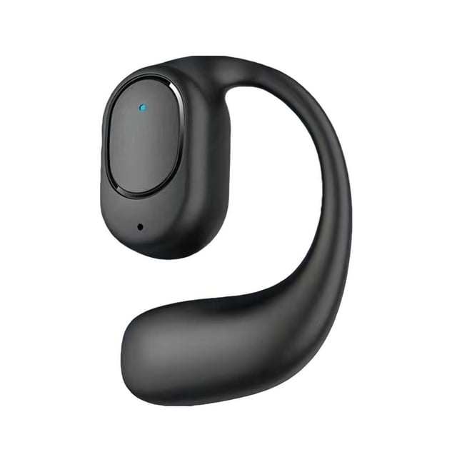 Auriculares deportivos Bluetooth Open Ear con batería de 90 mAh para micrófono (negros)