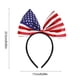 thumbnail image 3 of Patriotic Headband With Flag Bow Independence Day Hair Accessories For Festivals And Parties Cosplay Headband For Celebrations, 3 of 6