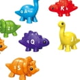 thumbnail image 2 of Juguetes De Dinosaurios A Juego Con Letras Abc Juguetes de dinosaurios a juego con letras ABC, juguetes Montessori para niños y niñas (buzón), 2 of 8
