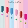 thumbnail image 3 of 100 ps Fan-Shaped False Nail Color Swatch Sticks with Number Stickers for Color Display, Nail Polish Practice Sticks, Nail Art Display, Nail Color Wheel, Nail Sample Tips Sticks. (Transparent), 3 of 5