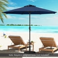 thumbnail image 5 of Topbuy 8.5 FT Patio Umbrella Outdoor Table Umbrella w/ Crank Handle 8 Ribs Navy, 5 of 10