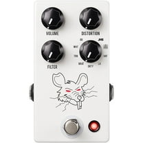 JHS PackRat Distortion/Fuzz Effects Pedal White