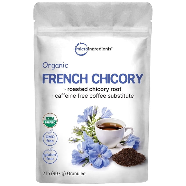 Gránulos de achicoria, microingredientes orgánicos, 907 g