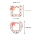 thumbnail image 2 of STRANDCHIC 2Pcs Bow Fabric Light Switch Cover Decorative Floral Switch Plate for Living Room, 2 of 8