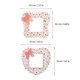 thumbnail image 2 of Nestingho 2Ud Cubierta Decorativa Para Interruptor De Floral De Tela Con Lazo Para Y Dormitorio, 2 of 8