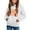 White, variant on Spazoro Girls Hooded Sweatshirts, Cute Print Fashion Long Sleeve Soft & Comfy Fall Winter Tops for Girls Orange Size 5 T