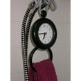 thumbnail image 2 of Our black bathroom shower rope clock with a clear easy to read clock face is water-resistant and engineered with a superior quartz movement and turning second hand for accurate timekeeping, 2 of 4