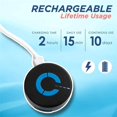 thumbnail image 3 of 2 Pcs Electric Leg Massager Slimming Ems Arm Shaper Exercise Fitness Electric Arm Trainer for Neck Shoulder Back Charging, 3 of 9