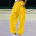thumbnail image 6 of Women's fleece-lined front and back pocket sweatpants, sweatpants and casual pants, 6 of 8