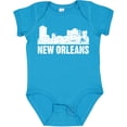 thumbnail image 3 of Inktastic New Orleans Skyline Grunge Boys or Girls Baby Bodysuit, 3 of 5