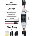 thumbnail image 3 of PV Isolator Switch DC500v IP65 Disconnect Circuit Breaker for Solar Panels, 3 of 4
