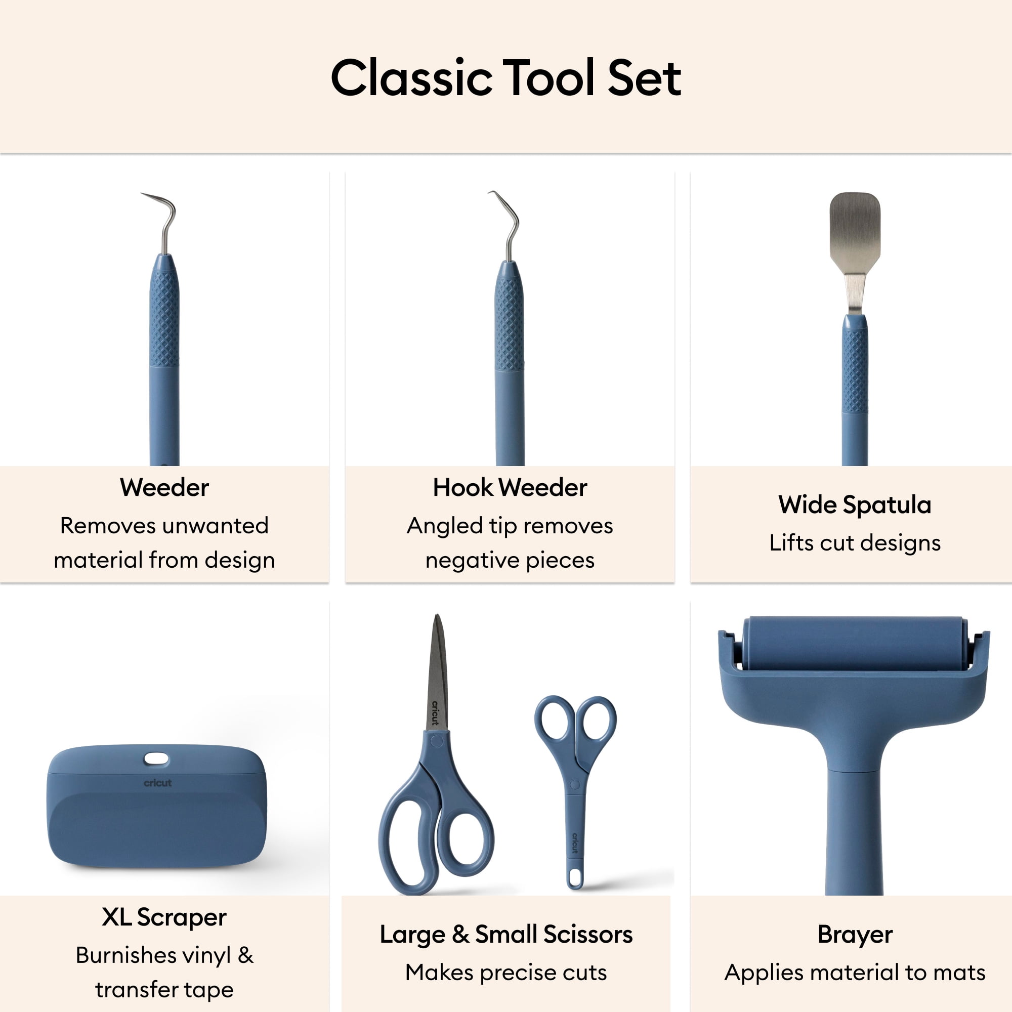 Cricut Ultimate Toolset in Blue Crafting Kit
