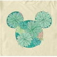 thumbnail image 2 of Men's Mickey & Friends Botanical Logo Graphic Tee Beige Large, 2 of 4