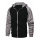 thumbnail image 1 of Sudadera Deportiva Hombre Con Capucha Y Cierre Slim Fit Gym, 1 of 4