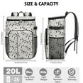 thumbnail image 3 of Travel Cooler Bag - Bulldog Dog Camping Beer Cooler Backpack with Bottle Opener- Waterproof Insulated Picnic Backpacks - Cooler Bag for Beach, 3 of 6