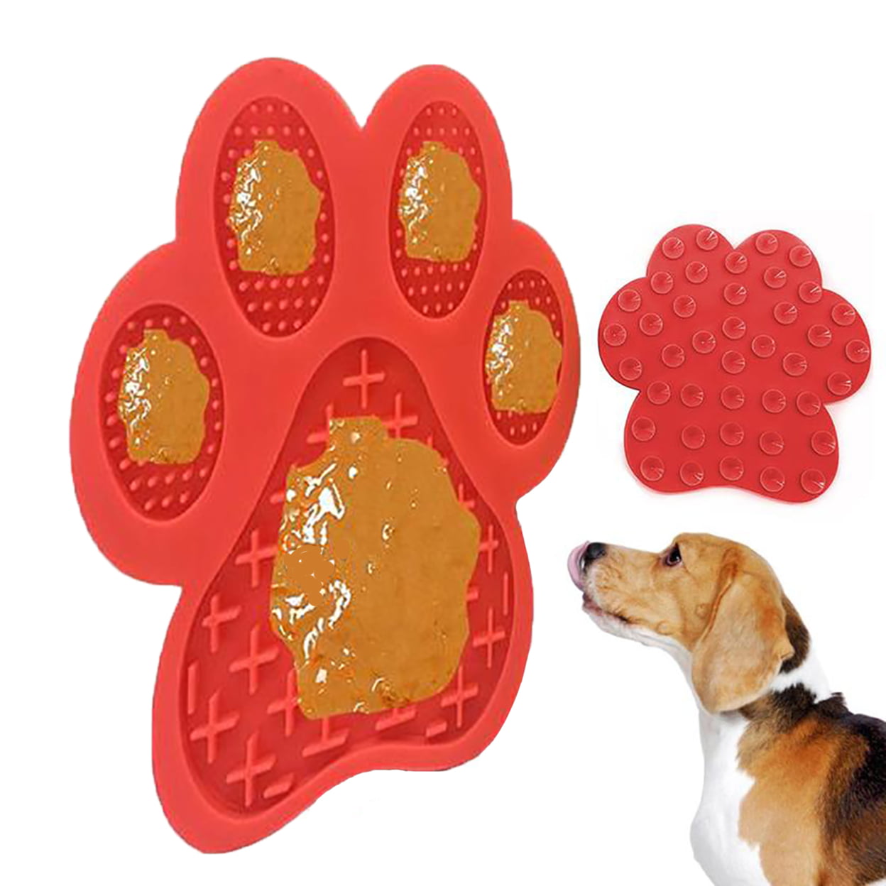 3P Experts 3PX-AHPAW-YLW-2PK Pet Ah Paw Calming Lick Pad, Yellow - Pack of 2