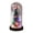 Argent, variante sur USYFAKGH Arbre de Noël dans Dôme en Verre Arbre de Noël de Table avec Lumières dans Dôme en Verre pour Décorations de Noël Intérieures Chambre de Noël Bureau