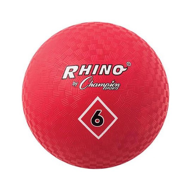 Champion Sports CHSPG6RD-3 Playground Balls Inflates, 6 in. - 3 Each