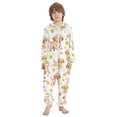 thumbnail image 2 of Baseball Golden Retriever Pattern One Piece Pajamas Soft Jumpsuit Cozy Sleep and Play Romper Zipper and Pockets 5T-6T, 2 of 8