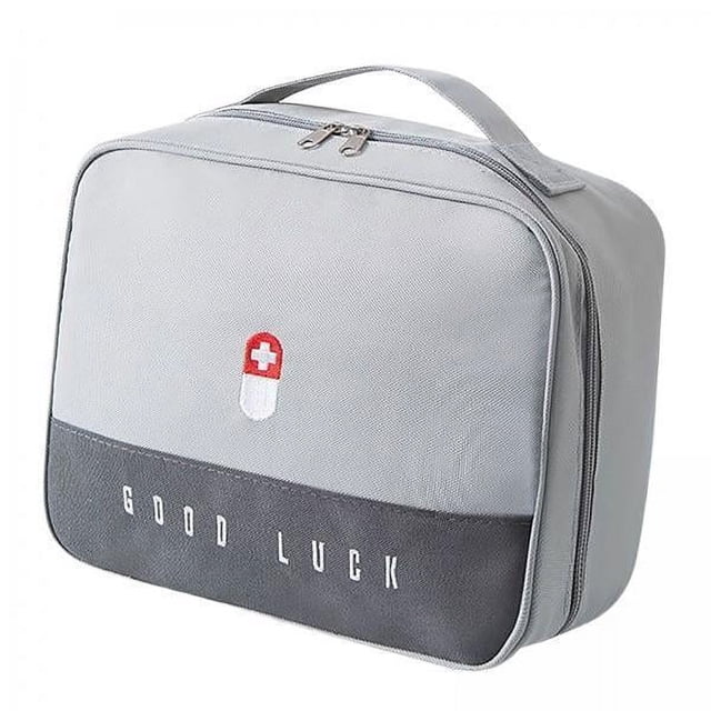 5x Bolsa De Primeros Auxilios Bolsa De Almacenamiento Bolsa De Supervivencia De Emergencia Para Senderismo Gris L