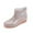 Beige, variant on jovati Leisure Womens Low-Heeled Round Toe Shoes Waterproof Middle Tube Rain Boots
