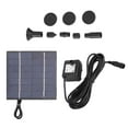 thumbnail image 2 of Solar Powered Solar Fountain, 1000mAh Battery Capacity Submersible Water Pump, For Fountain Garden Decoration, 2 of 8