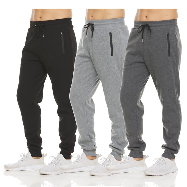 Joggers de Buzo PURE CHAMP Paquete de 3 con Forro Polar y Cierre