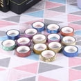 thumbnail image 2 of FRCOLOR diy tape 10pcs Masking Tapes Glitter Powder Tape Stickers Decorative Sticky Paper Tapes for Scrapbook DIY Diary Gift Wrapping(Random Color),118.11"X0.59"X0.04", 2 of 4