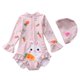thumbnail image 1 of Traje de baño de una pieza con sombrero para niñas con diseño de unicornio arcoíris de dibujos animados para niños zhangyuxiang unisex, 1 of 2