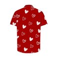 thumbnail image 4 of BiZtdJrK Sales Of The Week Men's Shirts, 2025 Valentine Day Gifts Cute Print Dressy Lapel T-Shirts Summer Beach Blouses Multicolor 4XL, 4 of 6