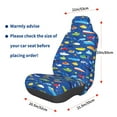thumbnail image 3 of Yiaed Submarines And Whales Print Car Seat Covers,Universal Auto Seats Protector Fits for Car,SUV Sedan,Truck,Automotive Seat Covers & Accessories, 3 of 5