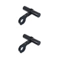 thumbnail image 3 of Transemion Rallonge de Guidon de Vélo Support de Lampe Support de Téléphone Tube Rouge 20cm Noir & Carbone 10cm 2Ensemble, 3 of 6