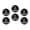 M059, variant on Glass Refrigerator Magnet 6Pcs Magnetic Fridge Sticker,Decor for Kitchen,Whiteboard,Cabinet,Araffe Donut With Pink Frosting And Sprinkles