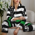 thumbnail image 6 of Balery American Flag Pattern Pajama Sets for Women Long Sleeve 2 Piece Sleepwear Loungewear Sets Soft PJ's with Pockets Long Sleeve Comfy Pj Sets-X-Large, 6 of 7