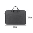thumbnail image 2 of Bolso del ordenador portátil caja resistente al agua del ordenador portátil de 14,1-15,4 pulgadas con la manija/la cartera de la caja del ordenador portátil, 2 of 5
