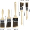 thumbnail image 2 of Precision Painting Tools, Comfort Grip Brushes Set, Home Improvement Ergonomic Wooden Handles, Suitable For All Latex and Oil Paints, 5 Pack, 2 of 5
