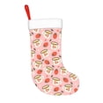 thumbnail image 2 of Disketp Floral Mugs And Strawberries Christmas Stockings, Xmas Stocking for Family Holiday Season Décor, Personalized Holiday Indoor Decorations, 2 of 7