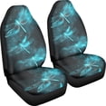 thumbnail image 3 of XYZCANDO Car Front Seat Covers Set Glowing Dragonfly Set of 2 Car Seat Covers Waterproof Van SUV Sedan Breathable Durable Front Seats Protector, 3 of 10