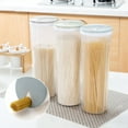thumbnail image 2 of Yirtree Airtight Food Storage Containers, BPA Free Spaghetti Containers with Easy Lock Lids, for Kitchen Pantry Organization and Storage, 2 of 8