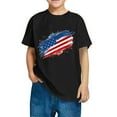 thumbnail image 3 of CFLVAEK American Flag T Shirts for Kids Casual Short Sleeve Round Neck Cotton Tshirt 4th of July Patriotic Tshirts Celebrate Indenpendence Day Tops 5 Years, 3 of 7