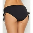 thumbnail image 3 of Anne Cole Women's Alex Solid Side Tie Adjustable Bikini, Black, Size X-Large, 3 of 3