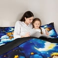 thumbnail image 4 of Erosebridal Cute Boy Tiger Full Size Comforter Sets, Dreamy Galaxy Sky Bedding Sets, 3-Piece, 4 of 6