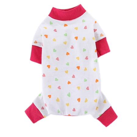 GASTROPOD Pet Dog Pajamas Breathable Cotton Fabric for Softness Dog Costume Great for Small Dogs and Puppies Pet Jumpsuits M